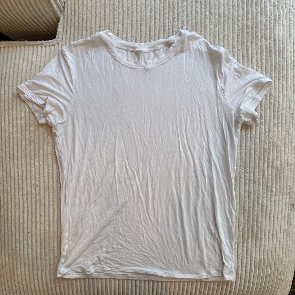 Alo White Tee